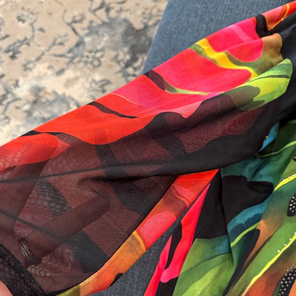 Valentina Multicolor Artistic Jacket - Picture 4 of 4